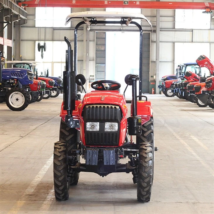 Trator agrícola pequeno 25HP 4WD – Grande distância ao solo para encostas, pomares e plantações de café